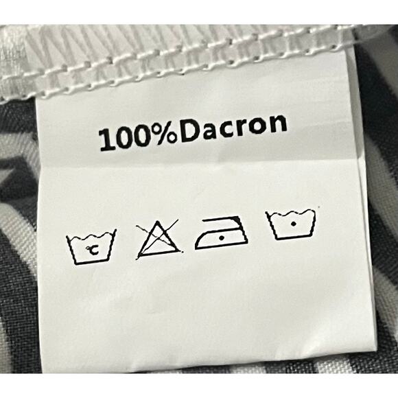 NO MFG. TAG LONG SLV V-NECK MIDI FIT & FLARE WAIST DRESS, WOMENS, XL-BLACK WHITE - Picture 9 of 10